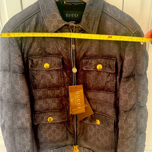 Gucci embossed GG leather jacket - Picture 6 of 16